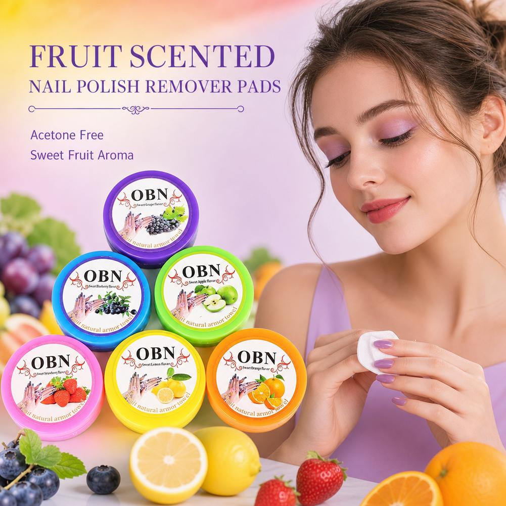 Eyelash Extension Remover - Çiçek Aromalı Tırnak Cilası Sökücü Pedler,