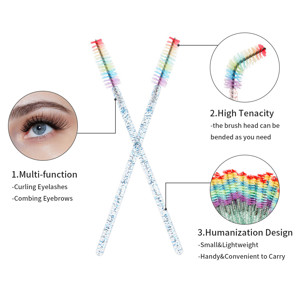 50 adet gökkuşağı kristal kirp - Eyelash Extension Last incelemesi ve fiyatı